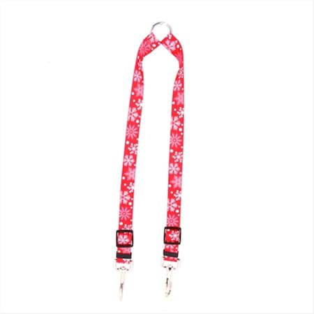 Red Snowflakes Coupler Lead - Small